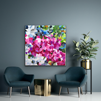 Image 4 - Bougainvillea IV, 47 1/2 x 58